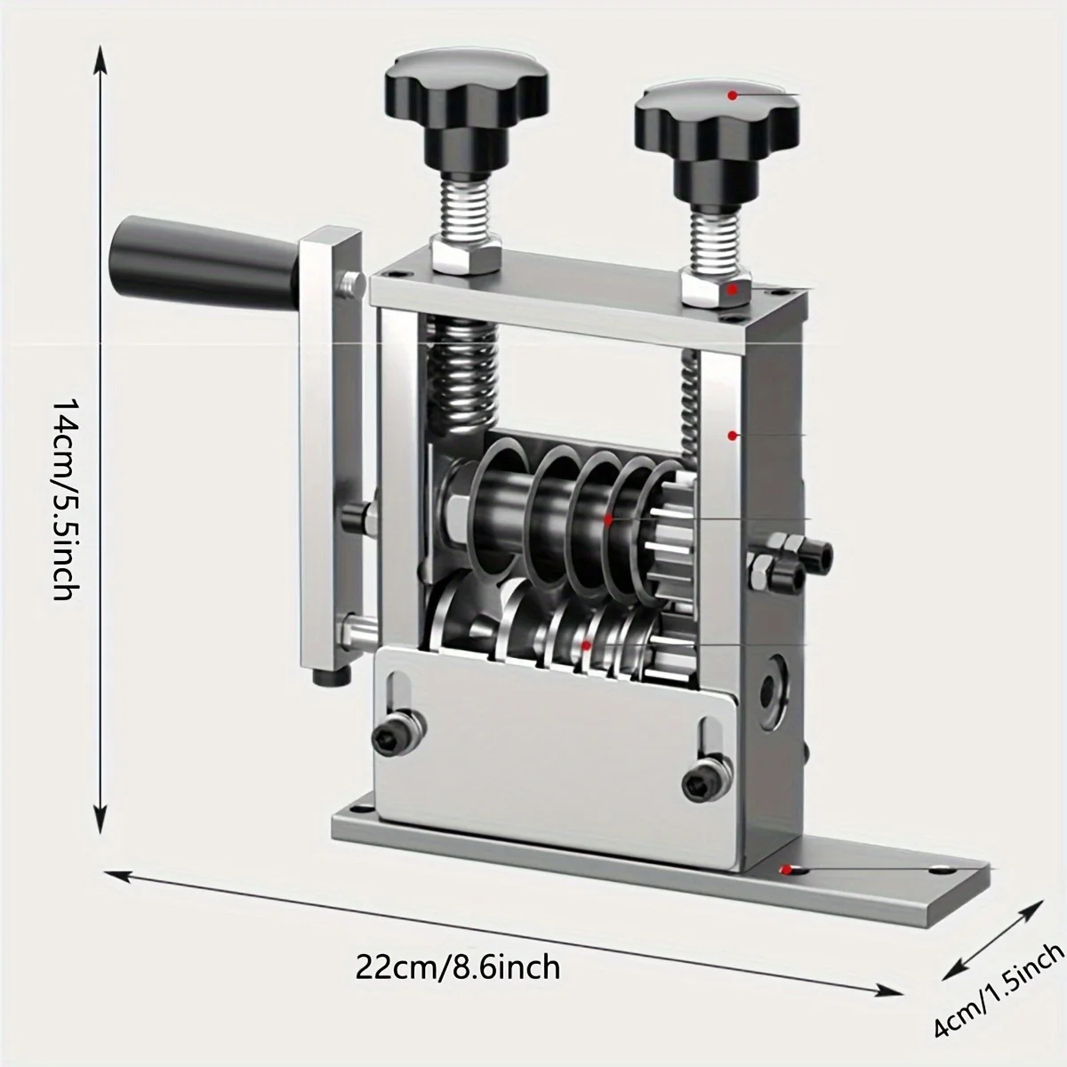 Manual Wire Stripper, with Manual Crank or Drilling Power Visible Stripping Depth Portable Stripping Aluminum