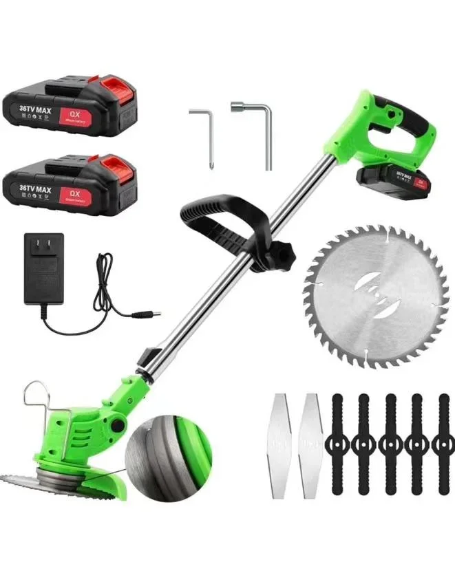 

In StockHIERKIN Grass cutting machine Garden power tool trimmer Brush Cutter Weed Wacker Battery Power String Trimmer for garden