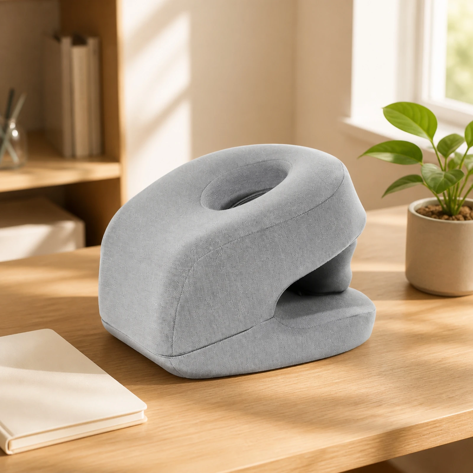 Desk Rest Pillow Height-Adjustable Desk Rest Pillow with Arm Support Office Chair Headrest Attachment Ergonomic for Students