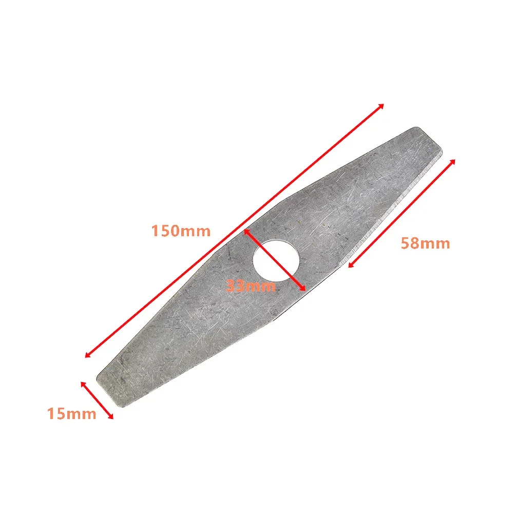 Imagem -03 - Metal Grass String Blade Steel Trimmer Head Substituição Saw Blades Lawn Mower Fittings 150 mm Pcs