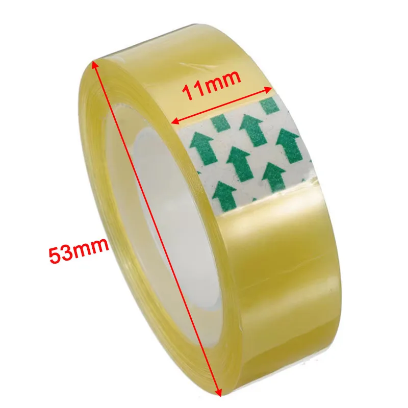 6/12/24Pcs Transparent Stationery Tape for Home School Office Supplies Multifunction Viscosity Adhesive Tape for Gift Wrapping