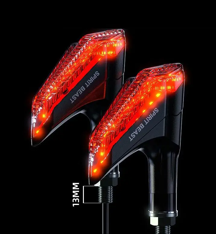 

1 Pair Turn Signal Lamp Electric Motorcycle 12V Assist Warning Led Lights 250SR DRL Modified Indicator Lights auto accessories