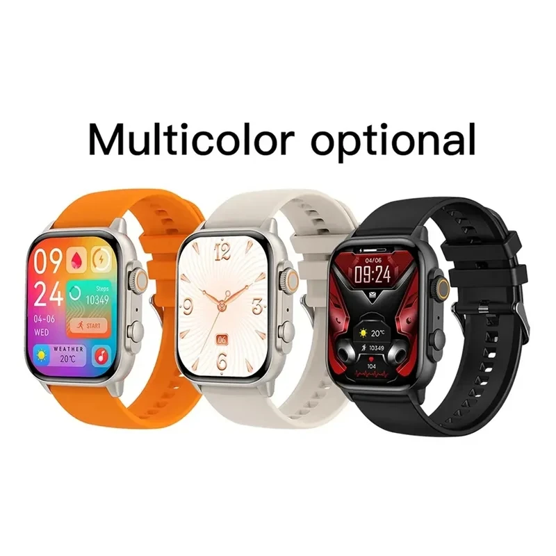 AMOLED Screen Ultra Smart Watch Always Show Time Bluetooth Call Series 8 High Refresh Rtae NFC Smartwatch Men Sport Watch Women