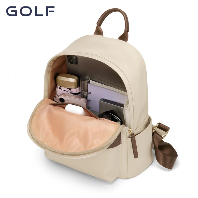 GOLF Backpack Women\'s 2024 New Fashion and Simple Small Backpack Versatile for Junior, High School, and College Students