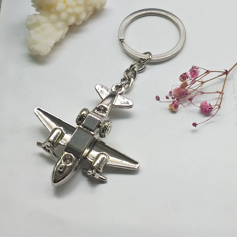 Thời Trang Mới Mô Hình Máy Bay Hình Móc Khóa Quà Tặng Độc Đáo Kim Loại Móc Khóa Nam Này Giá Đỡ Nữ Móc Khóa Quà Tặng Bộ Trang Sức