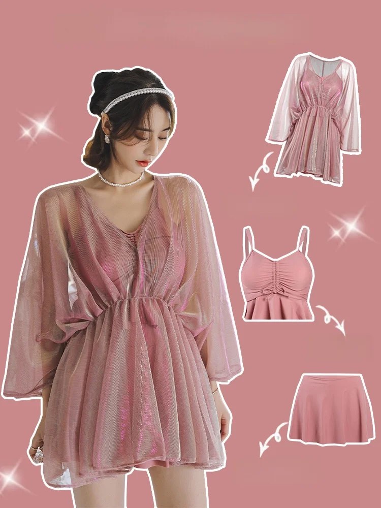 

Купальник для женщин больших размеров, сексуальный комплект из двух предметов, скрывающий живот, с эффектом похудения, V-образный вырез, из полиэстера, нейлона и лайкры.