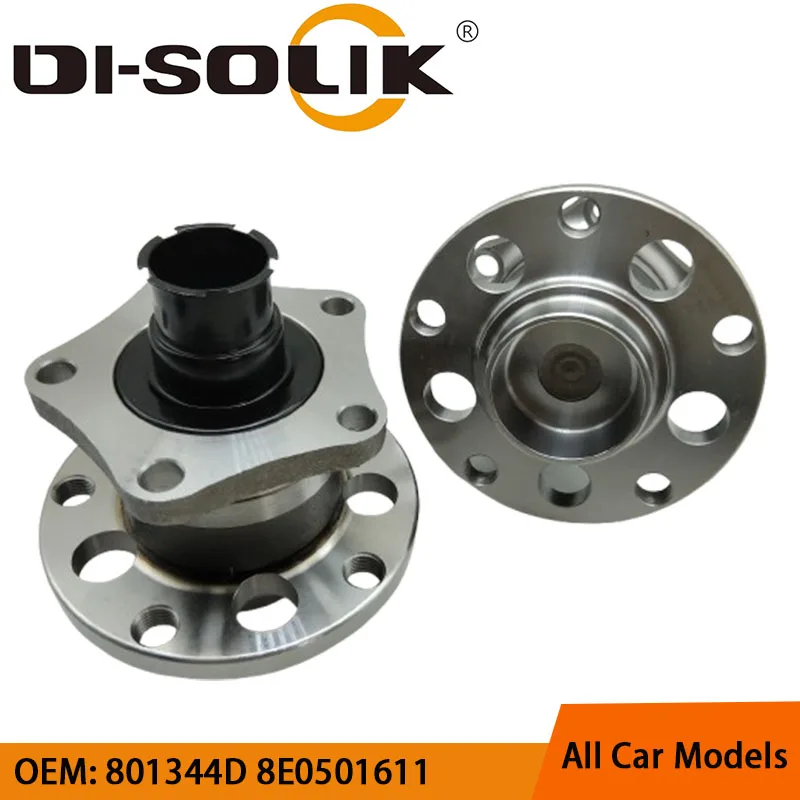 

DI-SOLIK Auto Car Parts Rear Wheel Hub Bearing Assembly 801344D 8E0501611 8E0501611J for Shanghai VW Passat B5 2001-2009