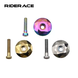 Bicycle Stem Top Cap Aluminum Alloy Rainbow Color MTB Bike Stem Headset Cover Cycling Accessories For 28.6mm Fork Head Tube