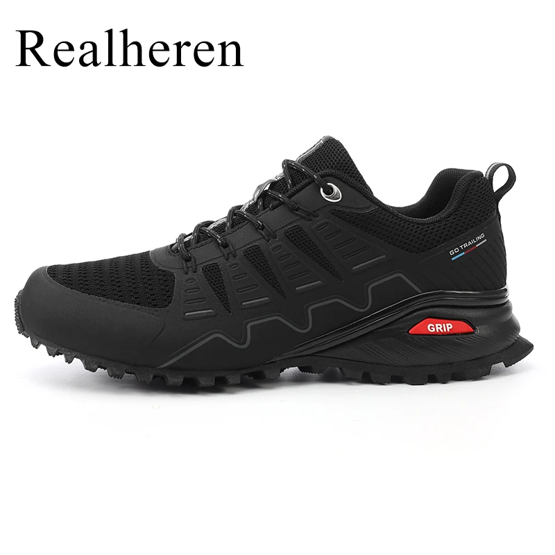 Zapatillas para correr de montaña para Hombre, Zapatillas para exteriores, Zapatillas de senderismo, Agarre de Trekking Plus, talla grande 50 51 52, Zapatillas Senderismo para Hombre