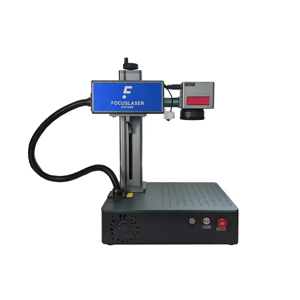 Focusla ser 20W 30W 60W Desktop La ser Marker Engraving Gold Silver Copper ID Card Fiber La ser