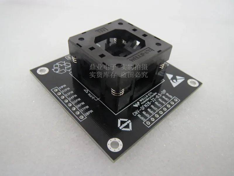 QFN28/DIP28 MFL28 DFN28 Burn-in Socket gold plating IC testing seat Test Socket test bench