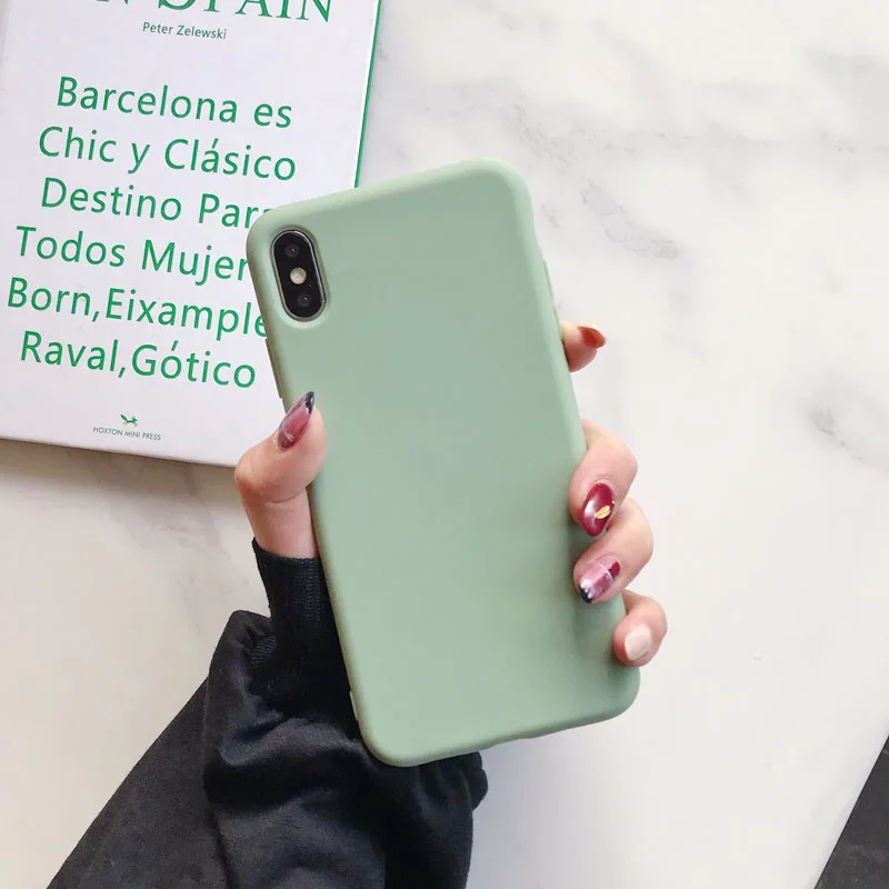 TPU Handyhülle für iPhone XR X XS Max 11 12 13 Pro Max mini Luxus Soft Candy Cover für iPhone XR XS X 6 6S 7 8Plus Hülle – Detail 6