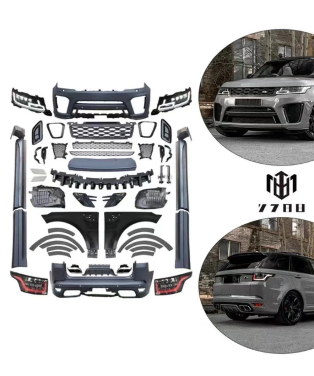 for Hot sale Upgrade Convert SVR model body kit facelift big surround for land Range Rover Sport L494 2014-2017 up to 2018-2022