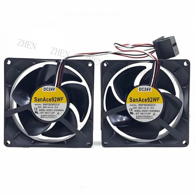 

Y 2PCS for Combined New A90L-0001-0598#A 9WF0924S2031 Cooling Fan DC24V 0.5A