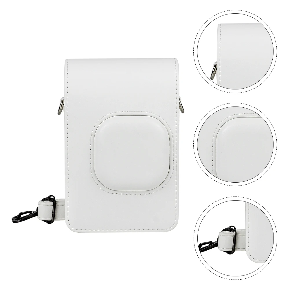 

Camera Storage Bag Protective Cover Case with Strap Accessories PU Shoulder Bags