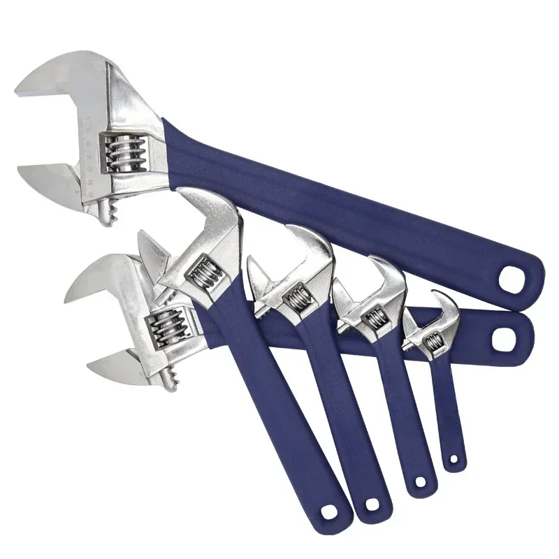 Adjustable Wrench Universal Multifunctional English Key Monkey Spanner Torque Flat Wrenches Plumber Tool Large Open End