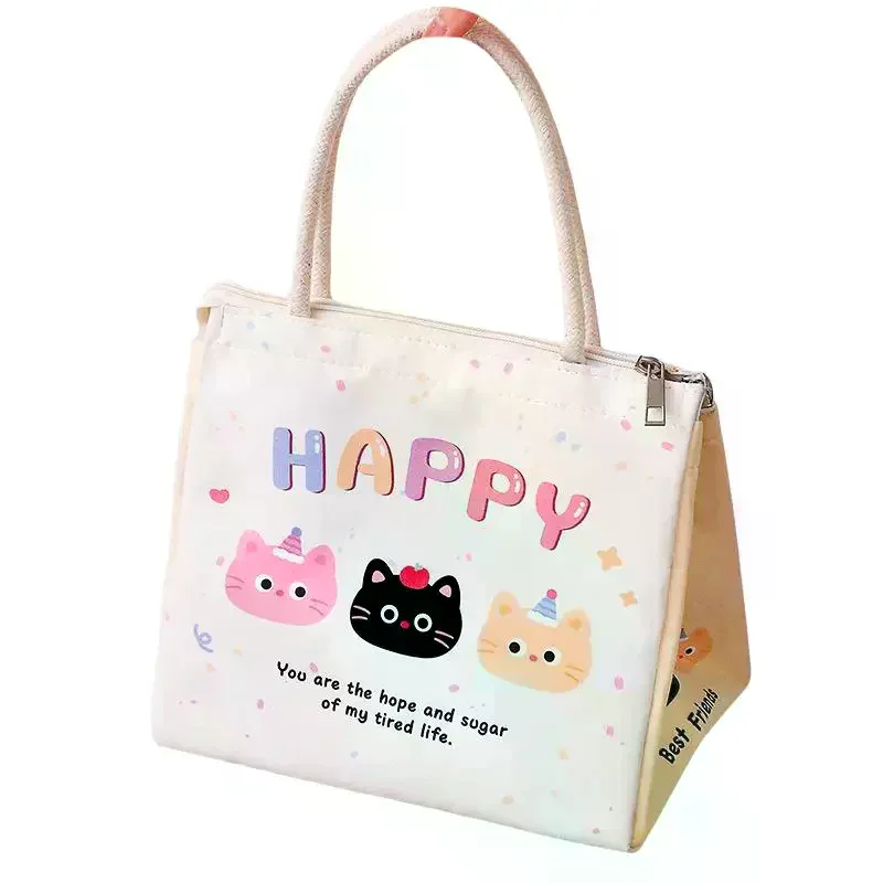 Premium Oxford Fabric Insulated Lunch Bag Waterproof Multi-functional And Convenient For Office Lunch Large Capacity Bag