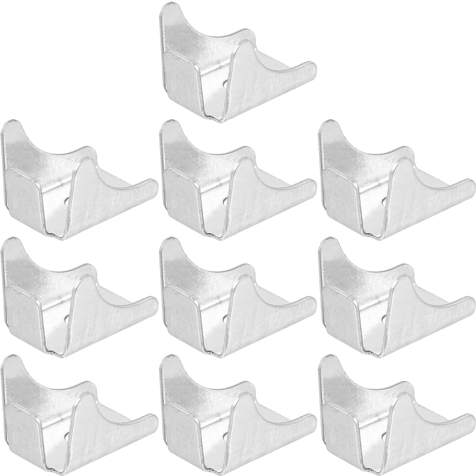 10 Uds. Clips de soporte para estante con hebilla para archivador de armarios de cocina, clavijas de Metal, Hardware, estantería, soporte de alambre para archivar
