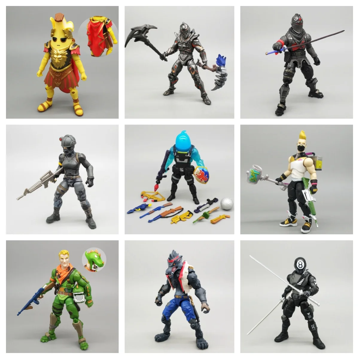 3,75-Zoll-Actionfiguren-Set – Werwolf Ninja und Special Forces Crossover Poseable Troops Modellsammlung für Spielzeug und Hobbys