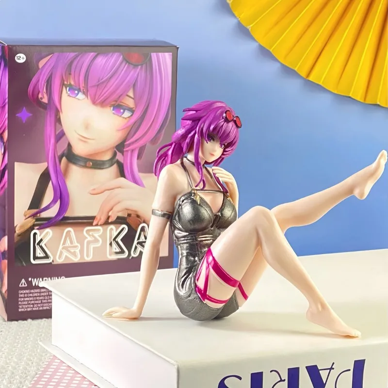 Figura Coleccionable de Kafka de la Serie Honkai: Star Rail, en Postura Sentada, Diseño Creativo y Exquisito, Regalo para Fans del Juego