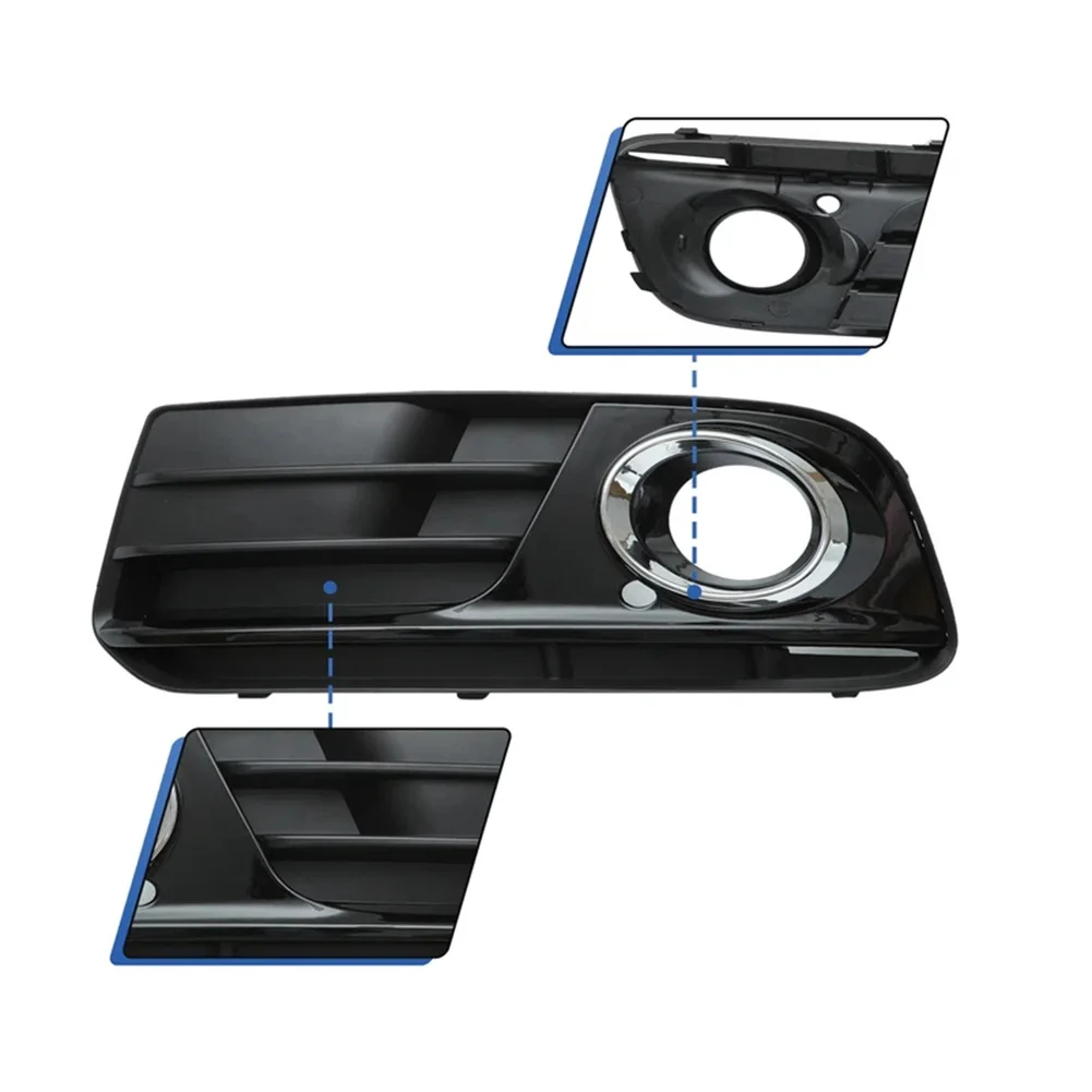 

OEM Compatible Fog Light Covers Front Bumper Grille Bezel for For Q5 2013 to 2017 Part Numbers 8R0807681M 8R0807682M