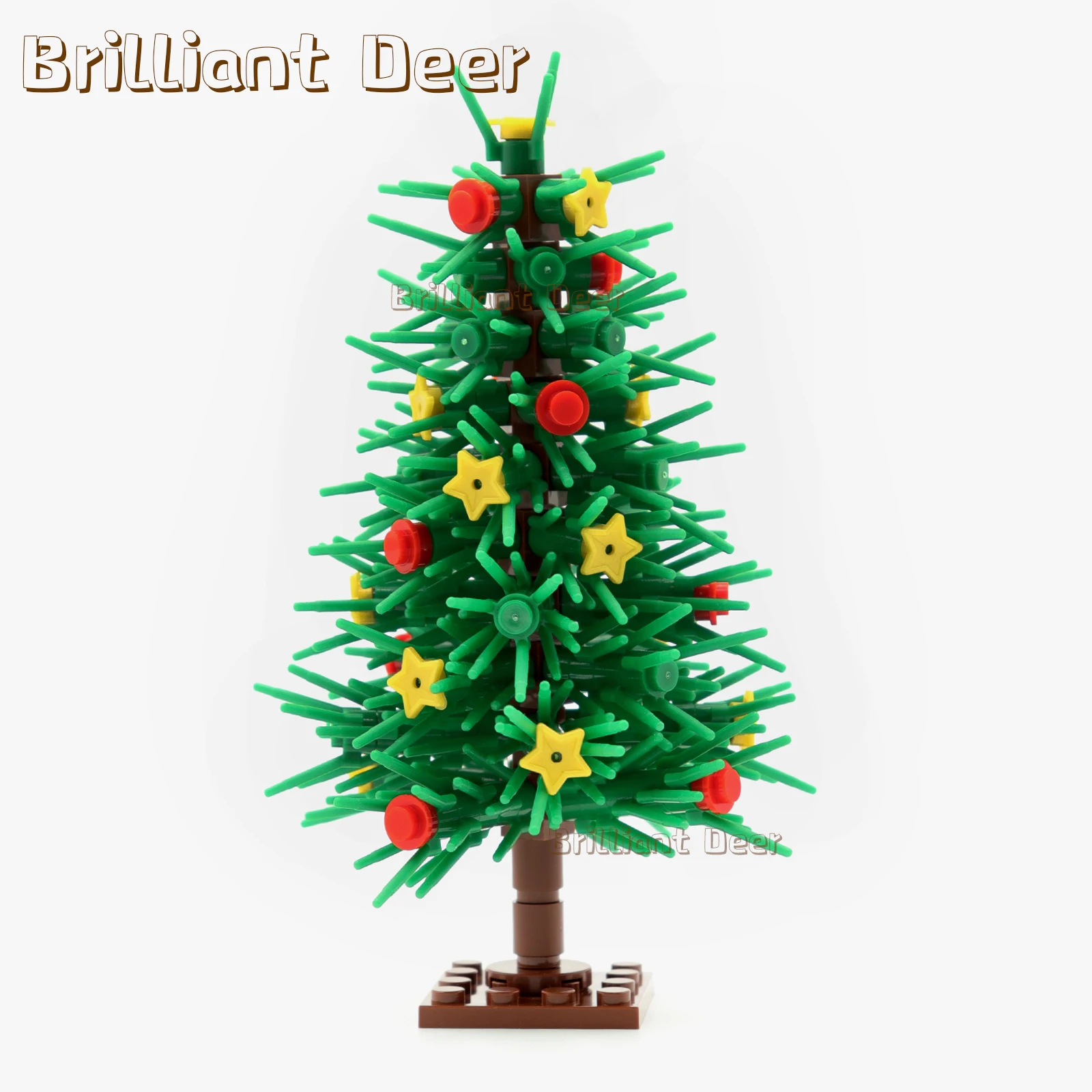 MOC Christmas Tree Bricks DIY City Plant Flower Building Blocks Sets Children Toys Kids Xmas Gifts House Decoration