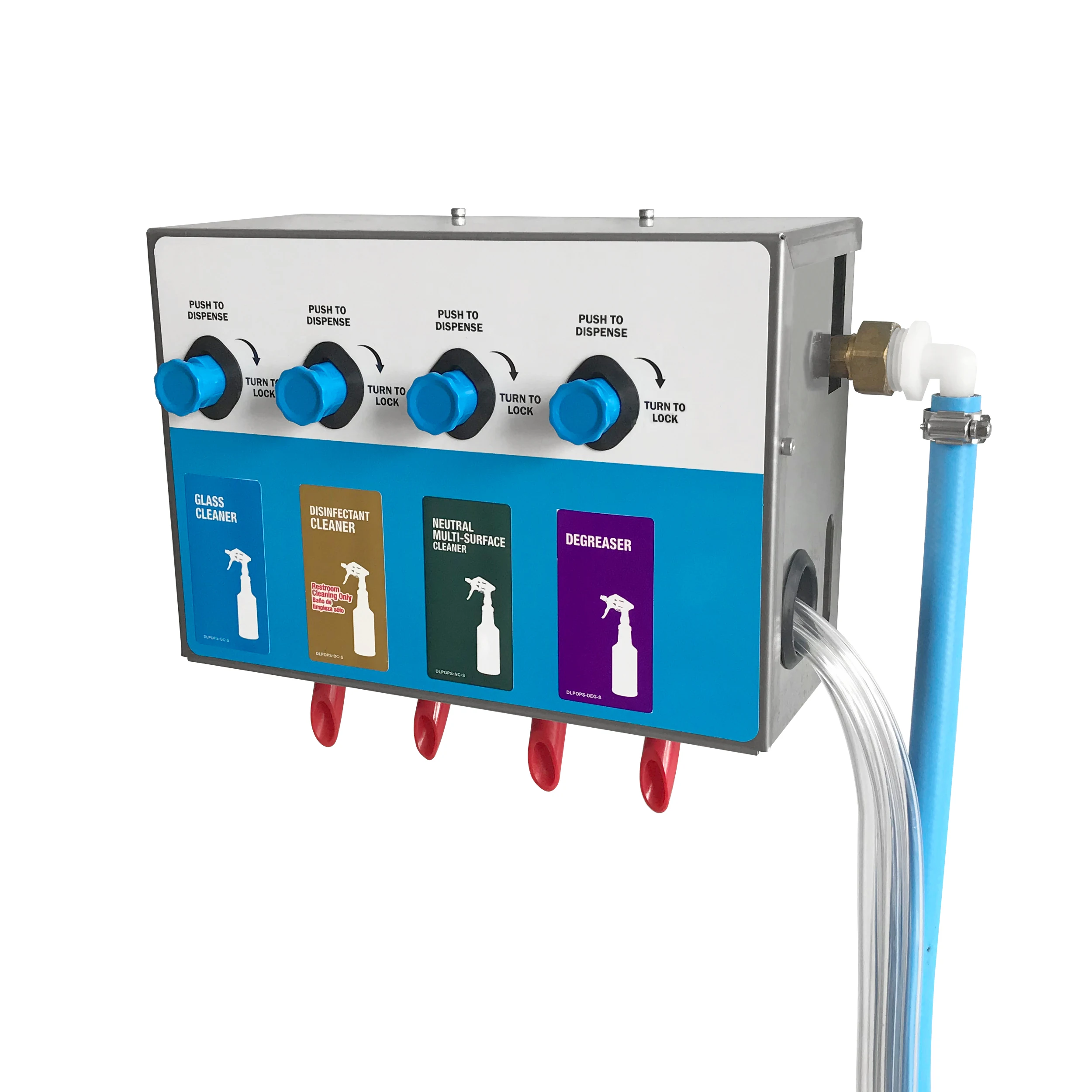 موزع زجاجة رذاذ 4 منتجات، نسبة كيميائية للسوبر ماركت، مطعم، 8134-4B-1G