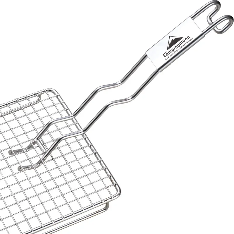 

Stainless steel barbecue mesh fork Korean barbecue special pick grilling mesh clip screwdriver tool grilling meshs clip
