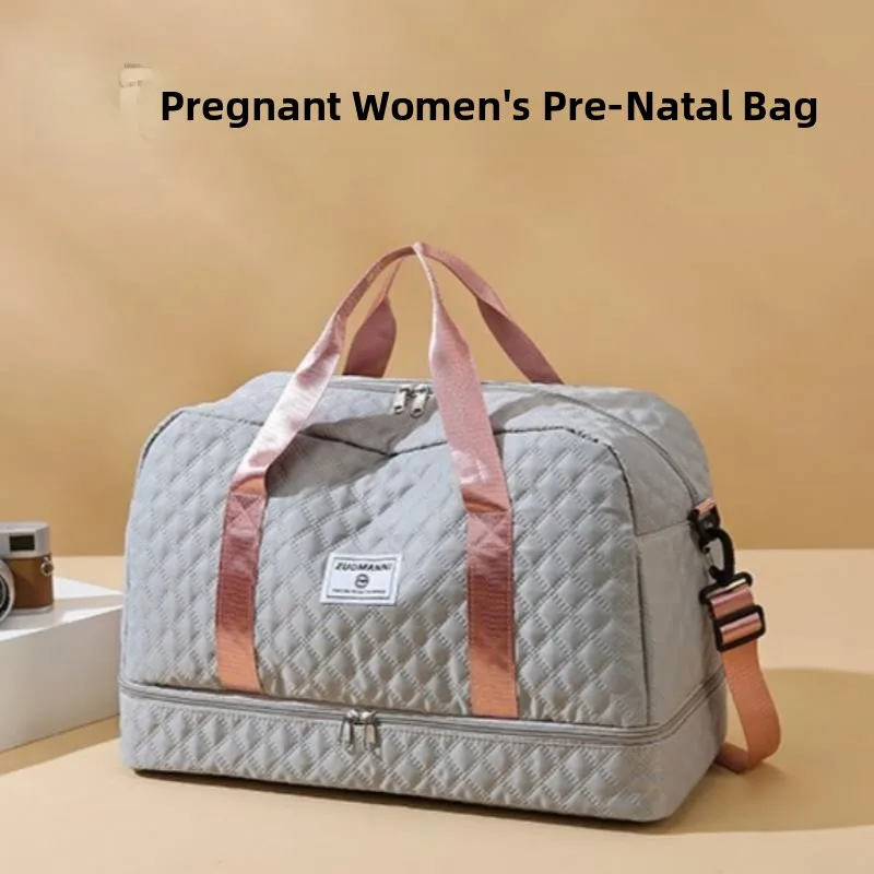 

Lightweight Portable Materni Bag Large Capaci Travel Bag Handheld Lage Bag for Hospital Admission Baby And Mommy Bag