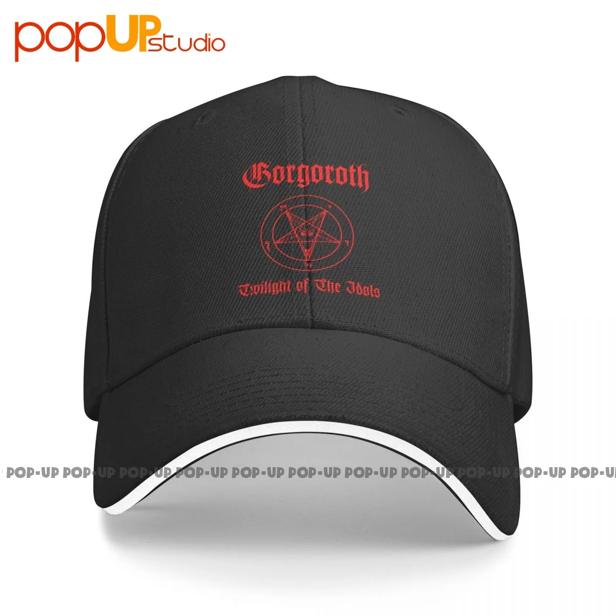 Gorgoroth Dimmu Borgir. Morbid Angel Sandwich Cap Baseball Cap Trucker Hat Funny Headwear High Quality