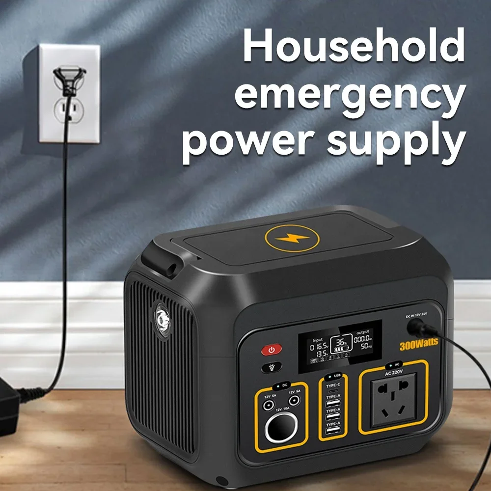 Outdoor waterproof wireless power pack with bracket 30w fast charging portable wall charger