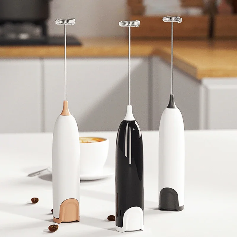 Handheld Mini Milk Frother, Foam Whisk for Latte Cappuccino Matcha Hot Chocolate, Multifunctional Drink Mixer Egg Beater