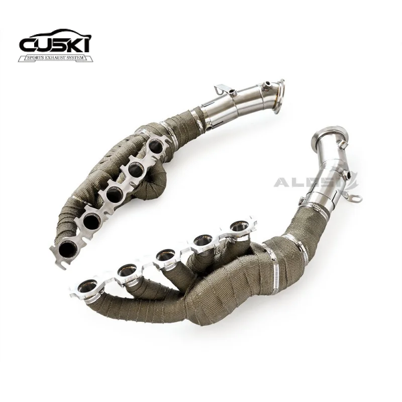 

Exhaust Manifold Header with Insulation Layer for Lamborghini Huracan EVO 5.2 2019-2024 Performance Automotive Exhaust Parts