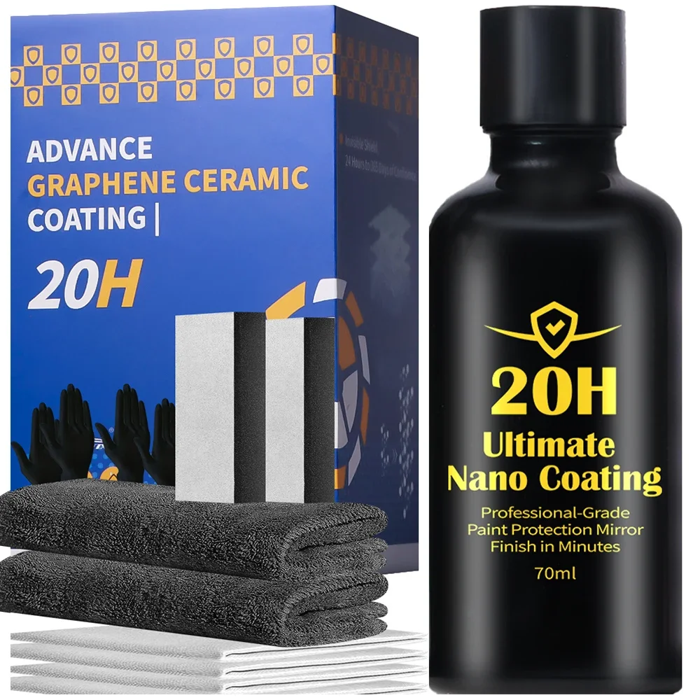 

Графеновое керамическое покрытие 2025 20H/12H с самовосстанавливающейся технологией УФ-трека Детализация автомобилей Профессионалы 10 лет защиты