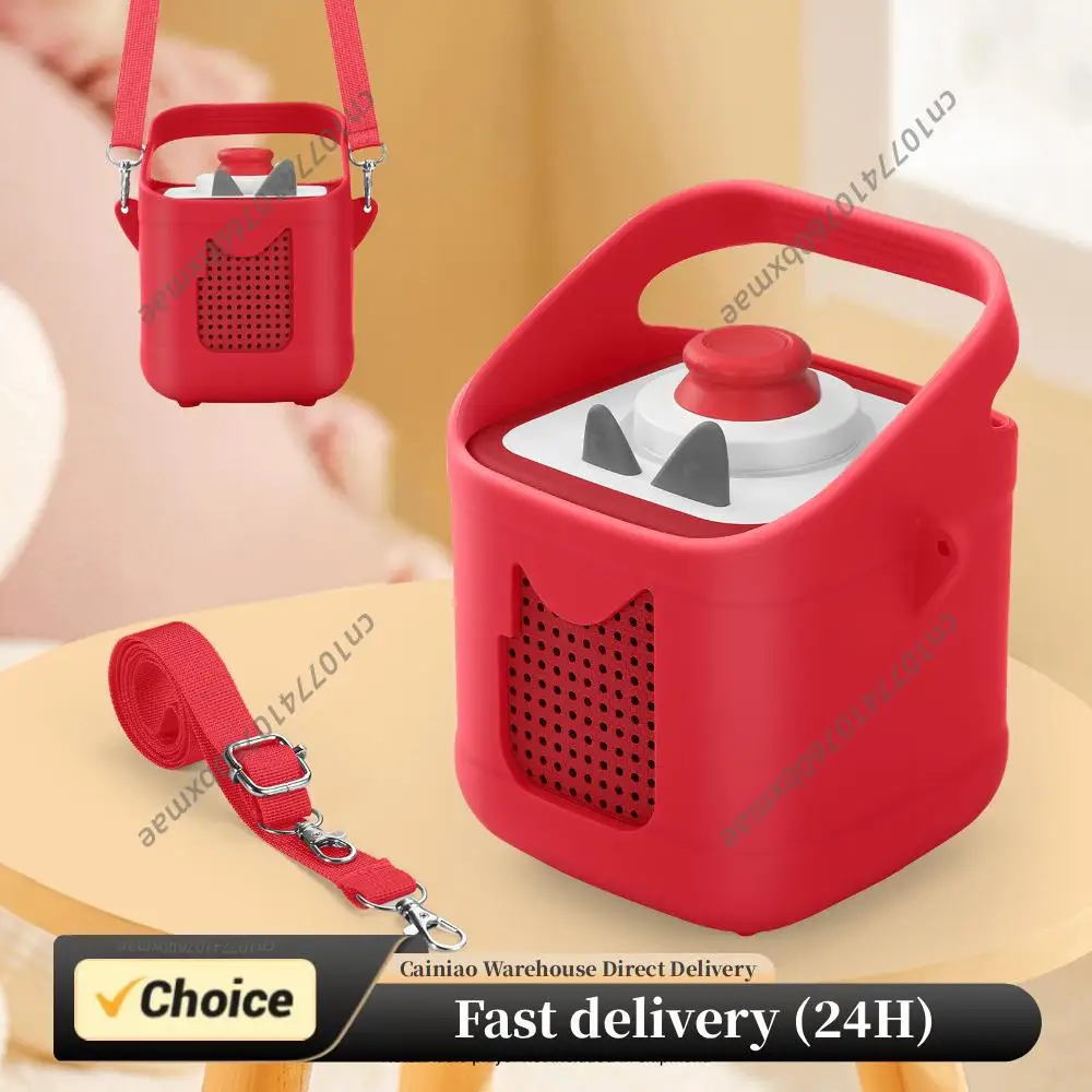 

Мягкий защитный силиконовый чехол с ручкой для переноски, ударопрочный, противоскользящий, совместимый с аудиоплеерами Toniebox 1 и 2.