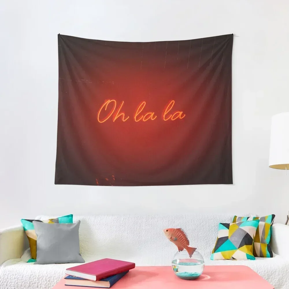 

Red Oh La La Light Tapestry Decorative Wall Mural Wall Decor Hanging Things To Decorate The Room Aesthetic Room Decors Tapestry