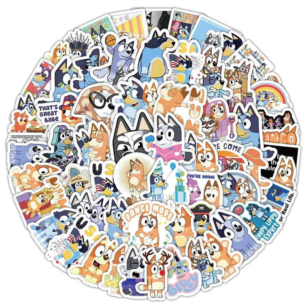 100 قطعة الكرتون بلوي الأسرة الرسوم المتحركة ملصقات الكتابة على الجدران ملصق سجل القصاصات الأمتعة المحمول الغيتار سيارة دراجة سكيت اللعب الهدايا #5