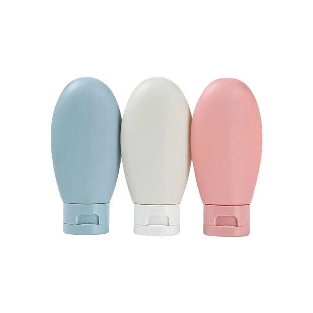 3Pcs/Set Nordic Style Squeeze Hotel Shampoo Dispensing Bottle Refillable Container Travel Bottle Portable
