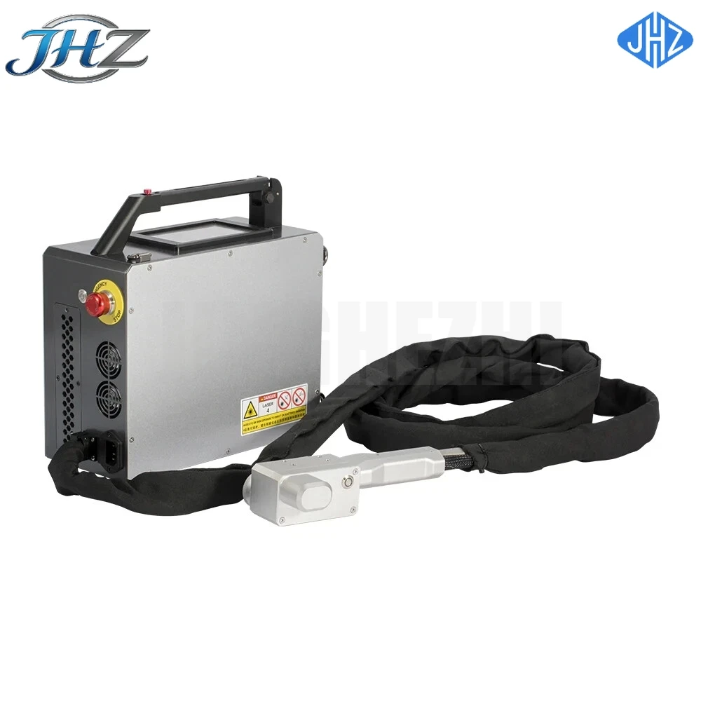 JHZ for 50W 100W Pulse Handheld Laser Cleaning Machine JPT Laser Source/ZBTK Portable Laser Cleaning for Metal and Wood