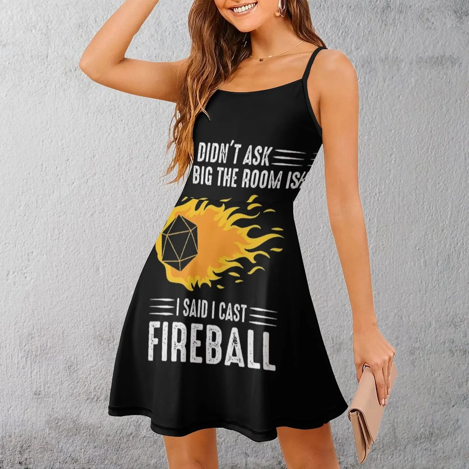 bola-de-fogo-exotica-softball-design-feminino-estilingue-vestido-humor-grafico-ferias-roupas-femininas-o-vestido-grafico-legal