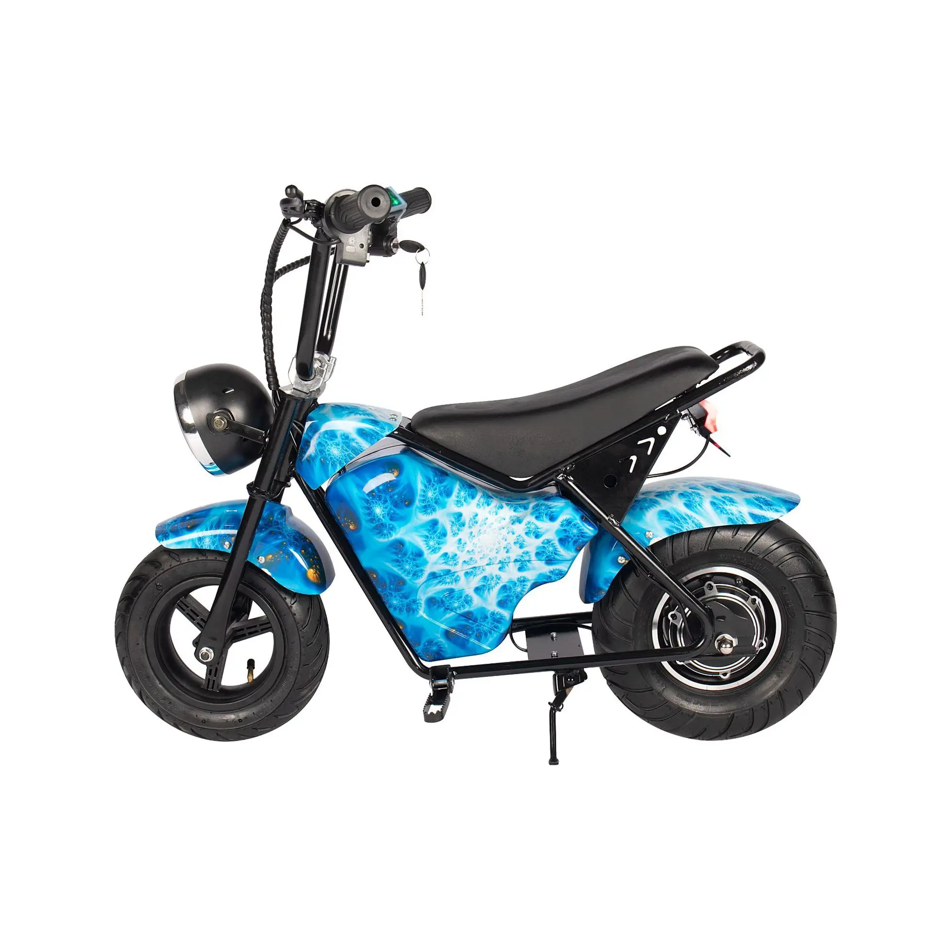 

Double brake children's electric motorcycle LED headlight long endurance off-road motorcycle