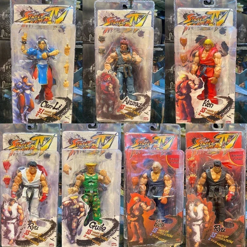 

Новинка! В наличии! Коллекционные фигурки NECA Street Fighter: Рю, Кен, Чун Ли, Гайл, Акума. Подвижные модели, игрушки, подарки.