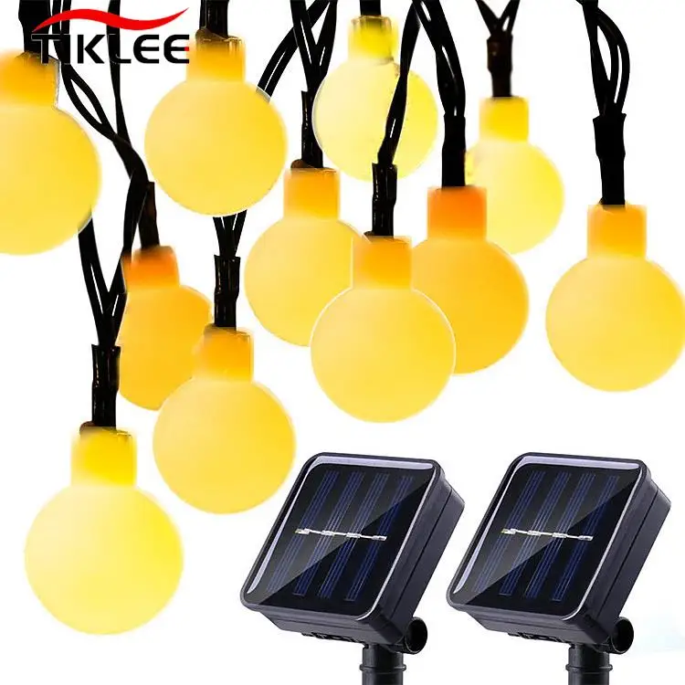 

Solar Panel LED Fairy Light String Christmas Outdoor String Garland Waterproof Wedding Party Tree Holiday Home Decoration Lamp