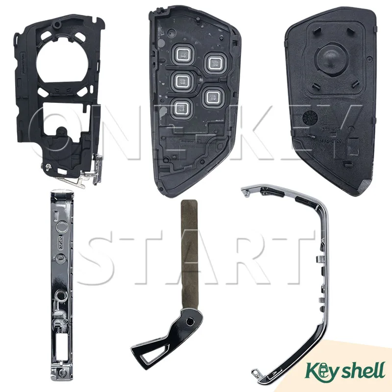 High-Quality For VW Golf8 ID3 ID4 Talagon Teramont Tiguan Viloran Magotan B9 Remote Key Shell Replacement【ONE-KEY START】