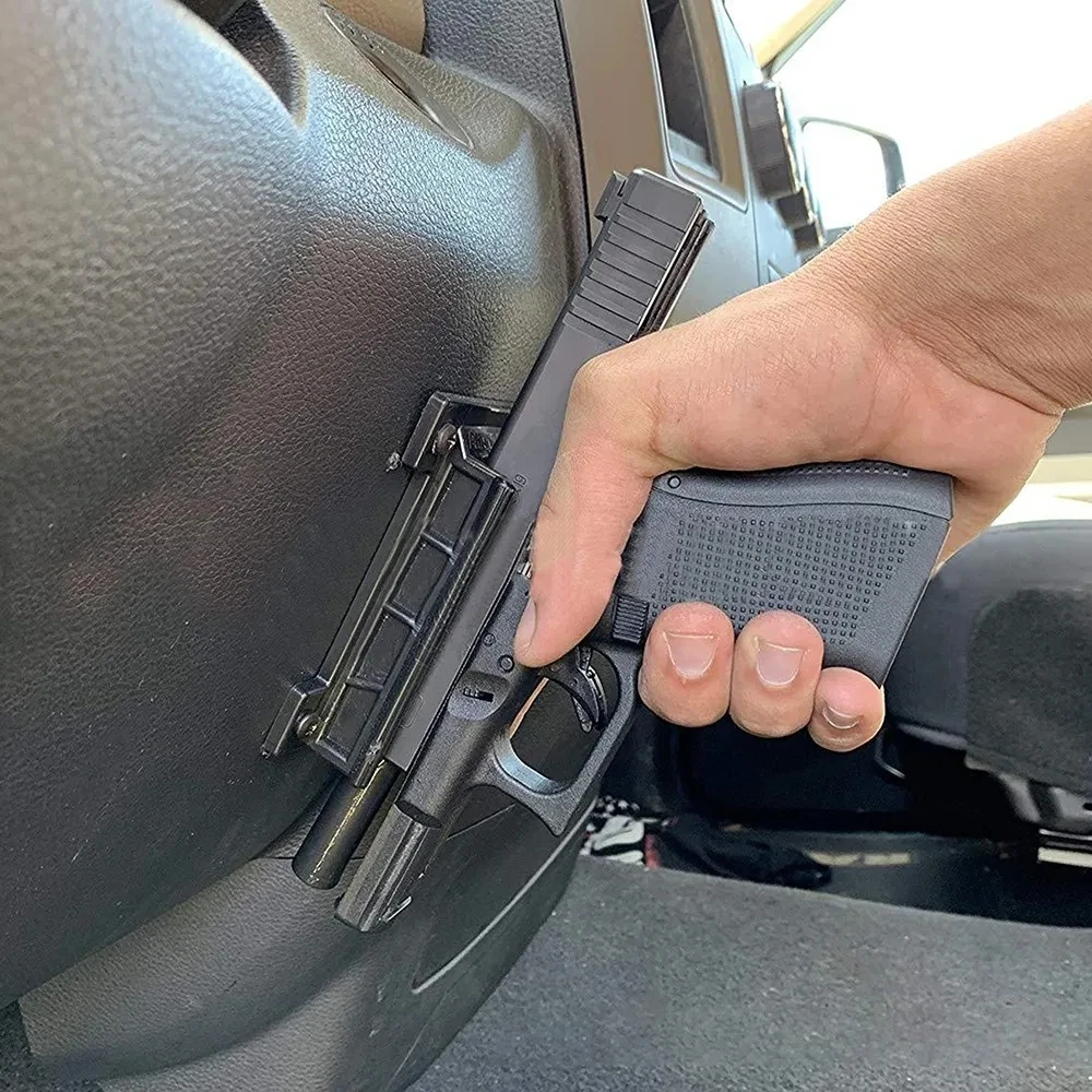 New Tactical Magnetic Quickdraw Concealed Mount Gun For Vehicle & Home Hunting Mount Magnet Gun Target Safety Holder Accessories