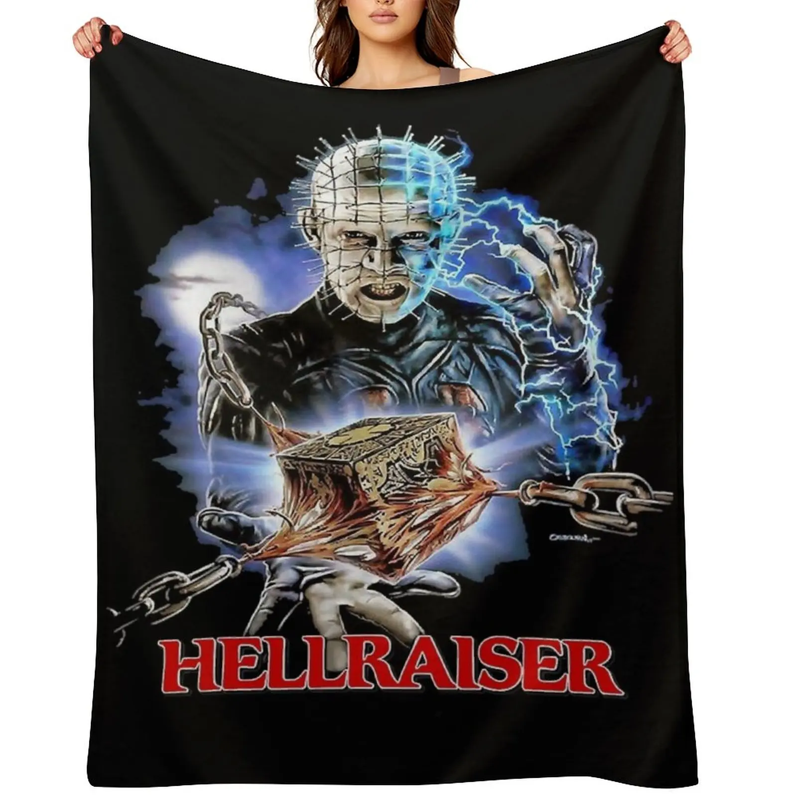 

Hellraiser - Pinhead funny Throw Blanket Large Stuffeds Hairy Blankets For Bed Blankets