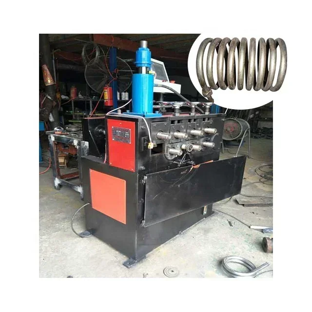 CNC hydraulic metal pipe coil winding machine High efficiency shock absorbing spring coil for tricycle Spiral coil machine
