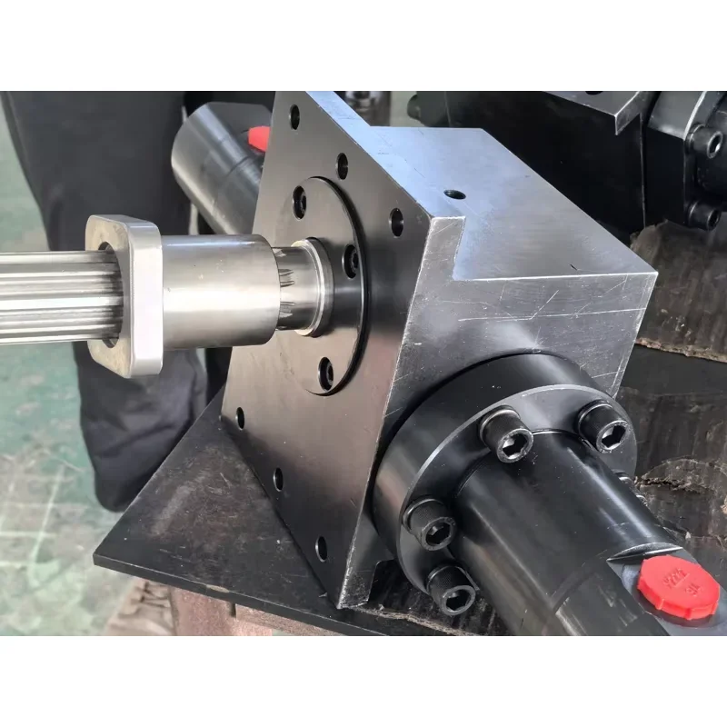 

Изготовленные на заказ гидравлические цилиндры двойного действия с одной стойкой и шестерней, промышленное вращающееся устройство на китайском заводе