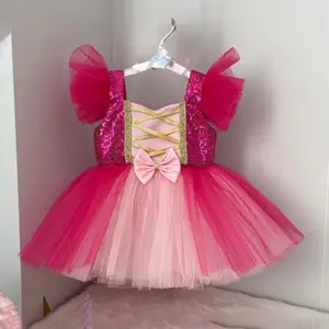 Barbie dress for 1 year baby girl 2025