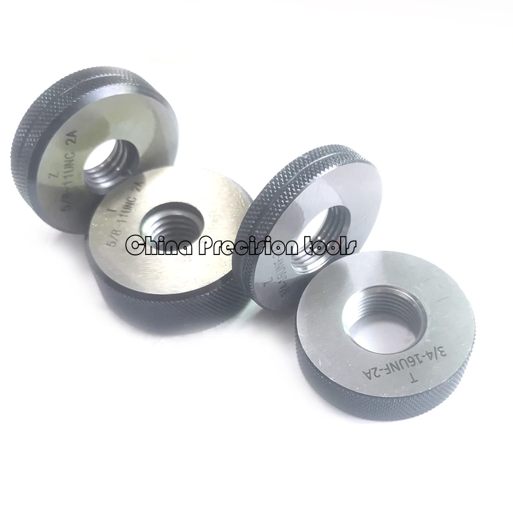 

2A Unified threads ring gauge set 2pcs UN 5/8 11/16 3/4 13/16 Fine Screw threaded ring gauges Gage sets UNC UNF UNS 7/8 15/16-16